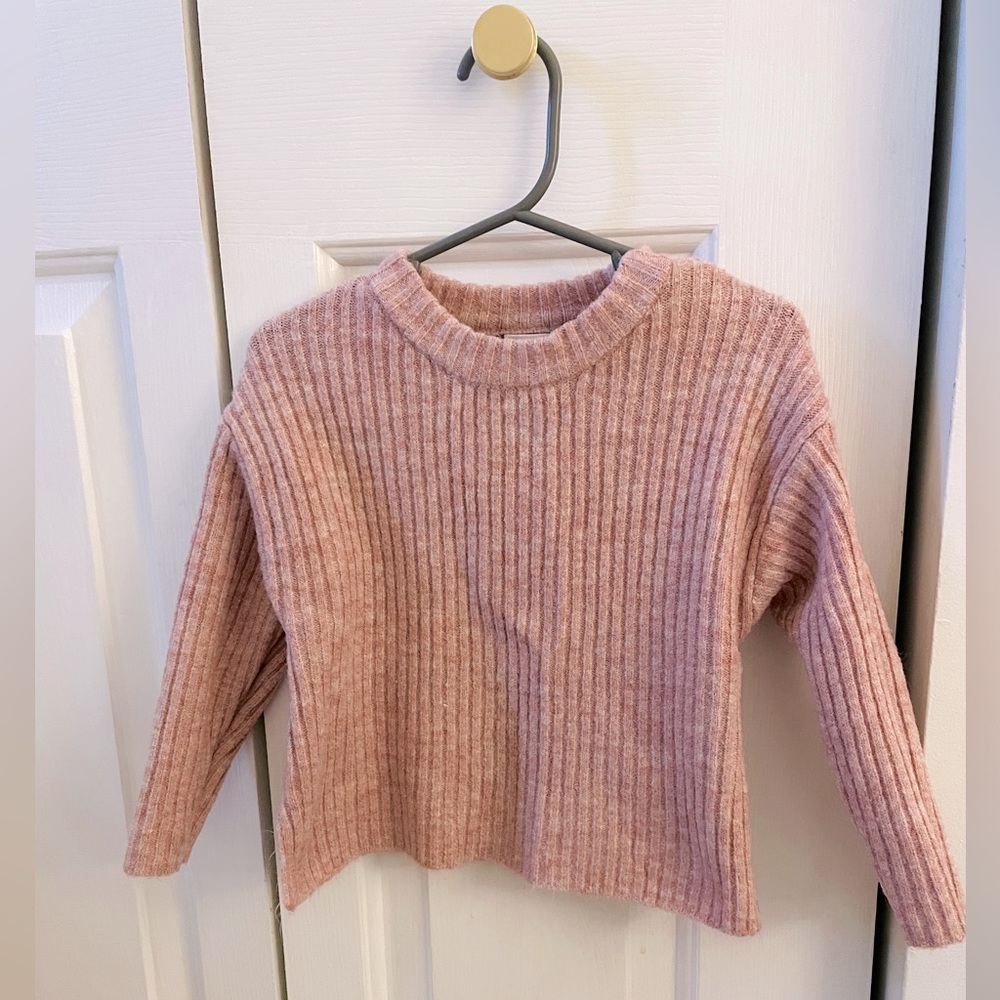 Zara Kids - Size 24M - Pink Oversized Sweater